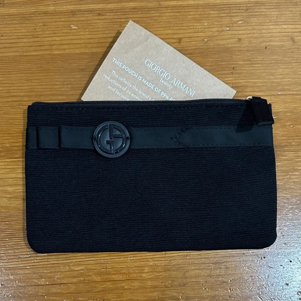 GIORGIO ARMANI. Beauty Black Makeup bag